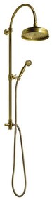 Set de duș în culoarea bronzului din alamă 142 cm cu duș suspendat/cu duș de mână Antea – Sapho