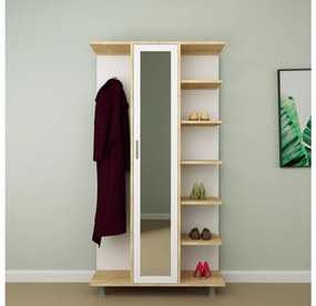 Mobilier hol Etela (Stejar + Alb). 1088687