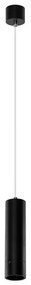 Pendul modern minimalist cu spot LED reglabil GALILEO 1 negru