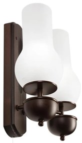 Aplică Brilagi COTTAGE 2xE14/40W/230V fag/alb