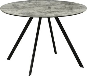 Masa rotunda design gri beton ATELIER 100cm