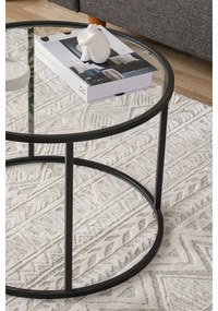 Măsuță de cafea Berlin Black, 60 cm