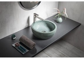 Chiuvetă verde rotundă din ceramică ø 42 cm Priori – Sapho