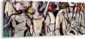 Tablou - Seara de jazz (120x50 cm)