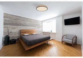 Plafoniera LED cu aspect lemn design slim DORO 45cm, 24W