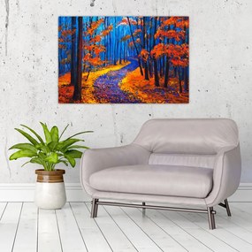 Tablou - Pădurea toamna (90x60 cm)