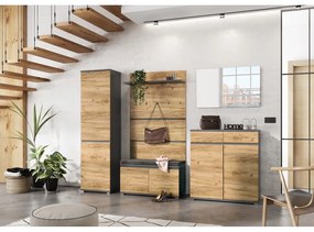 Dulap cu aspect de lemn de stejar 54x200 cm Lissabon - Germania