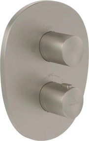 Baterie dus incastrata Villeroy&Boch Antao termostatata nichel periat fara corp ingropat