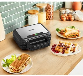Aparat de sandvici Tefal ULTRA COMPACT 3 în 1 700W/230V negru/crom