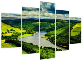 Tablou - Peisaj verde (150x105 cm)