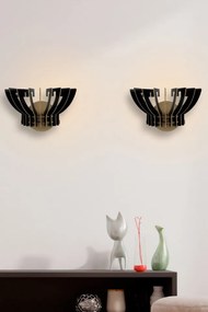 Aplica de Perete 209-TS2, Soclu E27, Max 45 - 60W, Culoare Negru