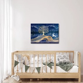 Tablou - Cerbi în luna plină (70x50 cm)