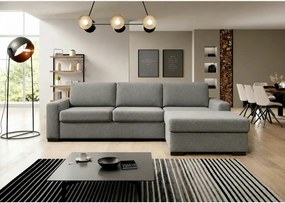 Coltar extensibil 160x200 VANILLA CORNER, sezlong dreapta, stofa catif