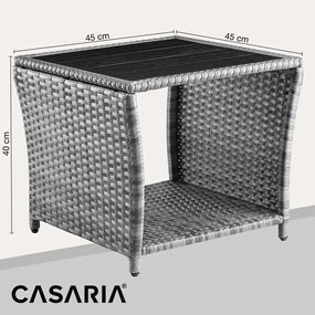 Deuba Masa din ratan Vedis 45x45x40cm - gri