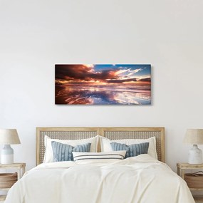 Tablou - Plaja de seară (120x50 cm)