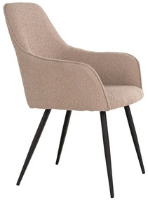Scaun de dining Harbo bej-negru