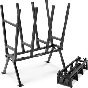 Capră de tăiat lemne AXEL, 77x50x105cm, negru Gardebruk