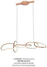 Lustra LED moderna design circular CHOLET