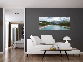 Tablou cu peisaj montan (120x50 cm)