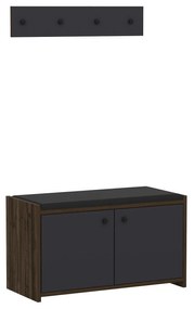 PANTOFAR Zen Shoe Cabinet, Alb, 35x45x80 cm