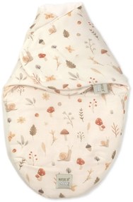 Sistem de infasare Bambus, Inchidere Velcro, Baby swaddle, Comori din natura + Cadou Rucsacel
