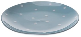 Farfurie ceramică Dakls Dottie, ø 25 cm, albastru deschis