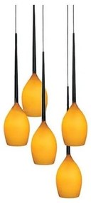 Lustra moderna Izza 5 Amber