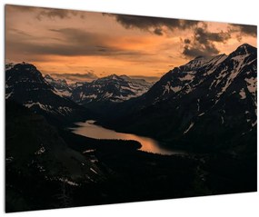 Tablou - Lac între munți (90x60 cm)