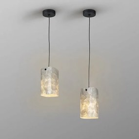 Pendul metal negru, sidef alb Nakar