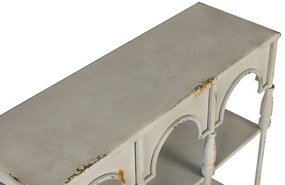 Etajera, bej, din metal, aspect vintage, Arches