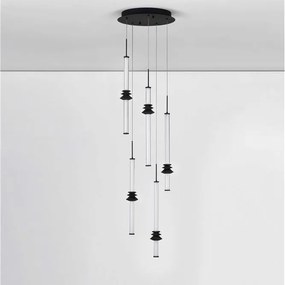 Lustra cu 5 pendule LED design modern ATMOSFERA