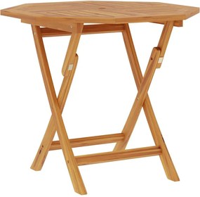 vidaXL Masă de grădină pliabilă, 85 x 85 x 76 cm, lemn masiv de tec