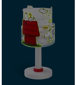 Dalber 76301 - Lampă de veghe LED pentru copii SNOOPY 1xG4/4W/230V alb/roșu