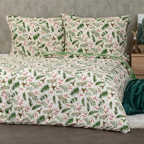 Lenjerie de pat din bumbac 4Home Scotch verde ,140 x 220 cm, 70 x 90 cm, 140 x 220 cm, 70 x 90 cm