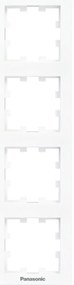 Rama 4 module verticala, IP20, Alb, Panasonic Karre Plus 55