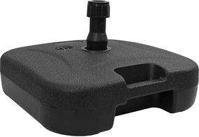 vidaXL Bază pentru umbrelă Negru 45 x 45 x 29,5 cm