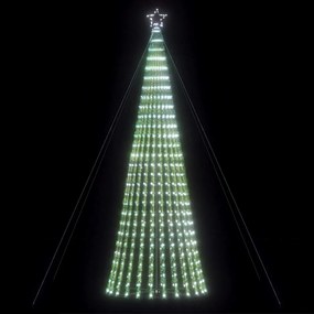 vidaXL Pom de Crăciun LED 1028 LED-uri Alb Rece 403 cm