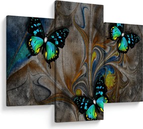 Tablou - Fluturi strălucitori în imagine (90x60 cm)