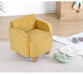 Fotoliu pentru copii DORY, galben