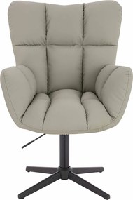 HR650CROSS Scaun Culoare in Piele Ecologica Premium Soft cu Bază Neagră