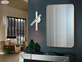 Aplica LED de perete design ultra-modern Varas auriu/alb