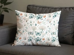 Set 2 bucati fete de perna decorative ELIVINE 40x60 cm, alba