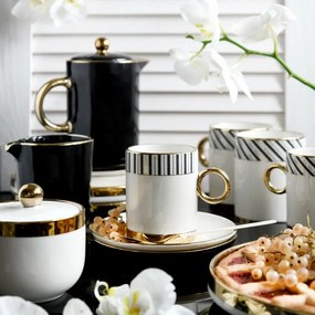 Ulcior de lapte Altom din porțelan Palazzo milk 250 ml, negru