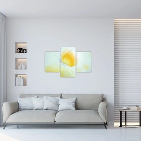 Tablou - Fluturele galben (90x60 cm)