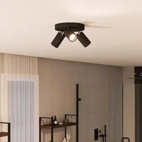 Spot pentru baie Philips IDRIS 3xGU10/5W/230V IP44 negru