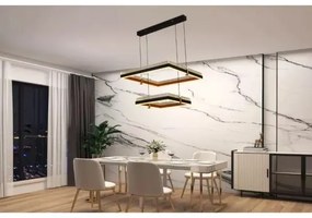 Lustră LED dimabilă pe cablu LED/50W/230V 3000-6500K + telecomandă