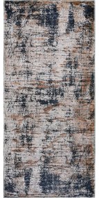 Covor tip traversă albastru lavabil 80x300 cm Abstract Colors – Vitaus