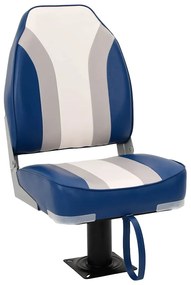 vidaXL Set cu scaun pentru barcă, pliabil, 2 piese, spătar înalt