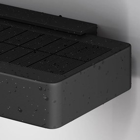 Aplica LED solara cu senzor de miscare pentru exterior IP54 Pir