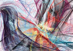 Fototapet - Abstarcție colorată (152,5x104 cm)